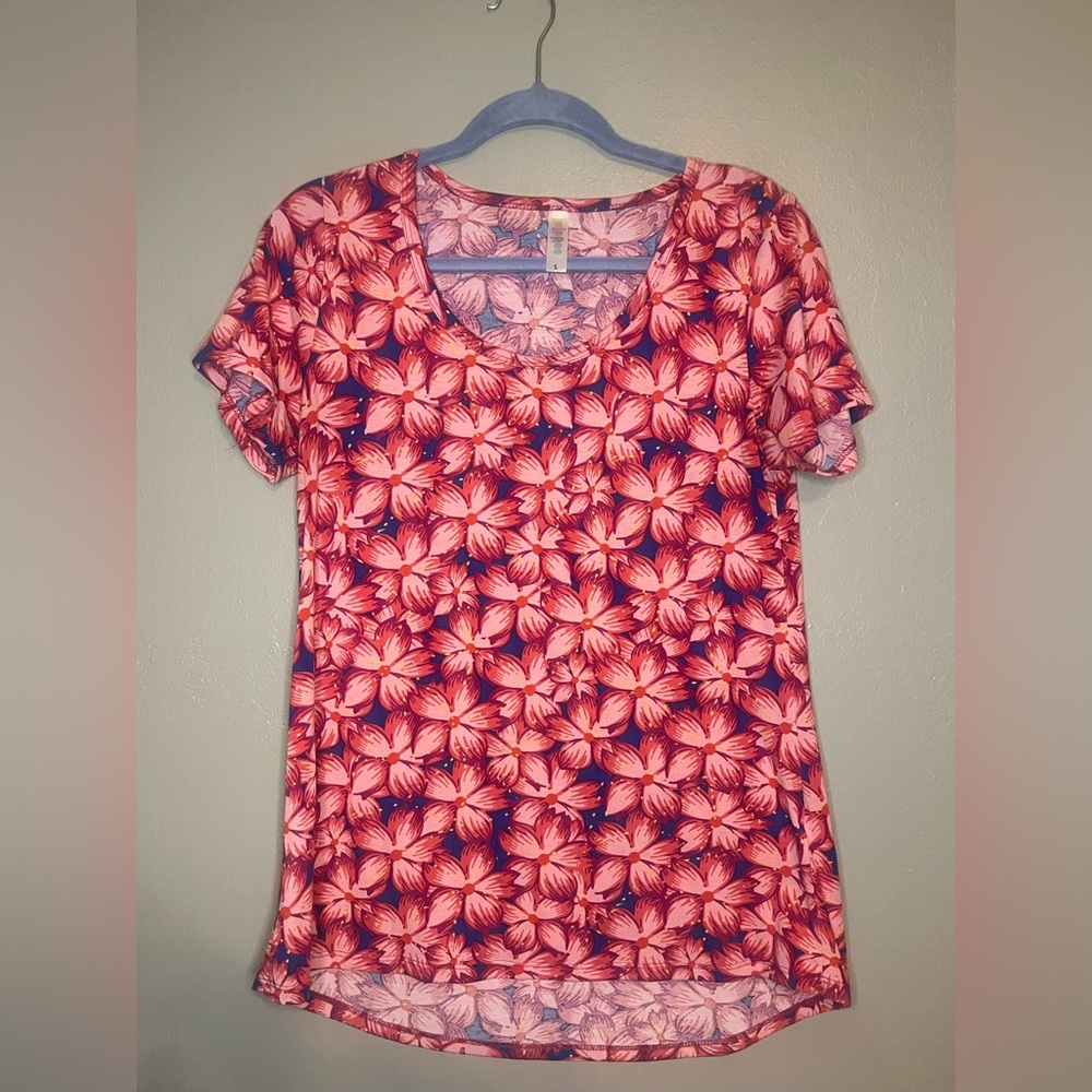Floral Pink Women's Top Classic T